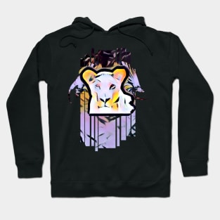 Lion Drawing Painting Design Art Hoodie